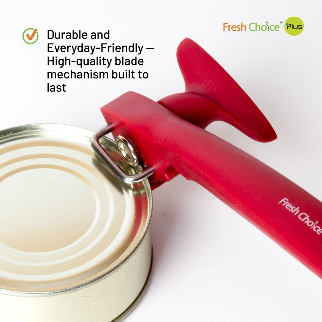 Fresh Choice 3-in-1 Safety Can Opener | No Sharp Edges