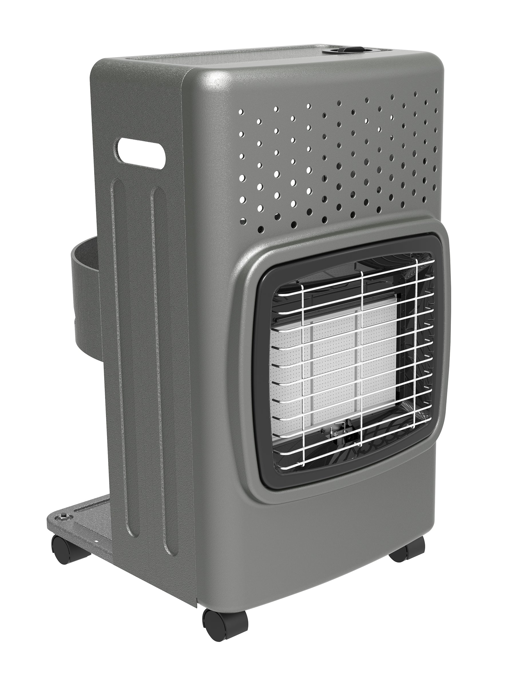 3-Panel Luxurious Infrared Radiant Indoor Gas Heater - Grey