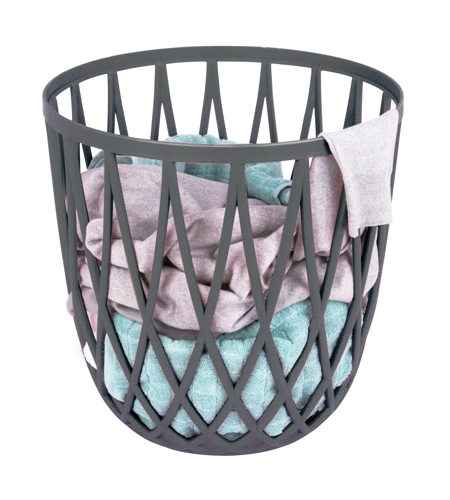 Bathroom Stool / Laundry Basket - Omio - Anthracite