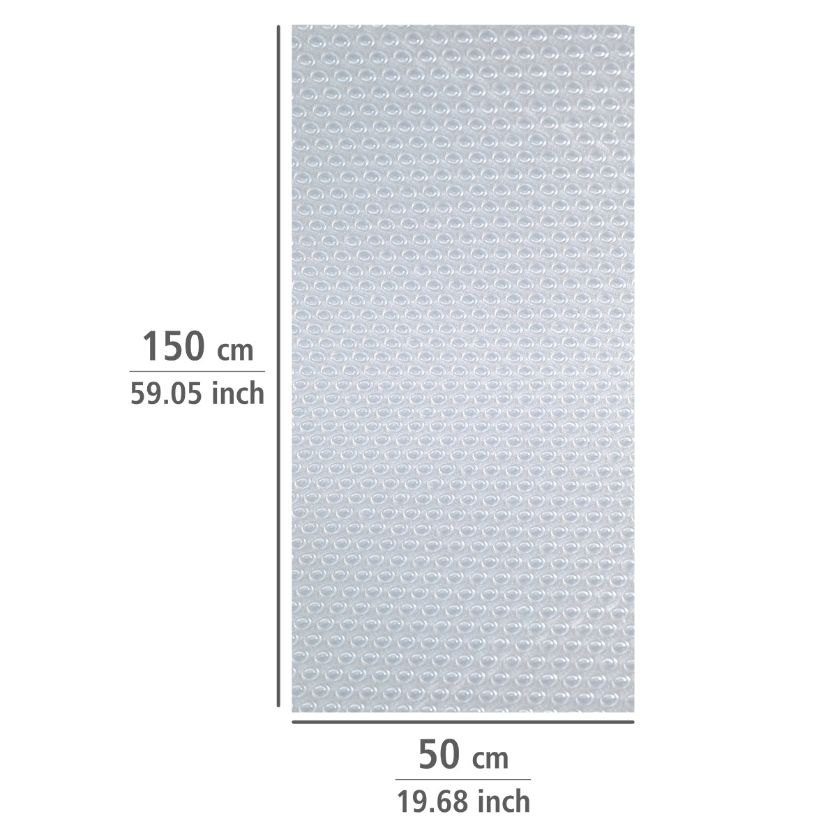 WENKO “ ANTI-SLIP MAT / DRAWER LINER 150X50 “ 4PC - TRANSPARENT