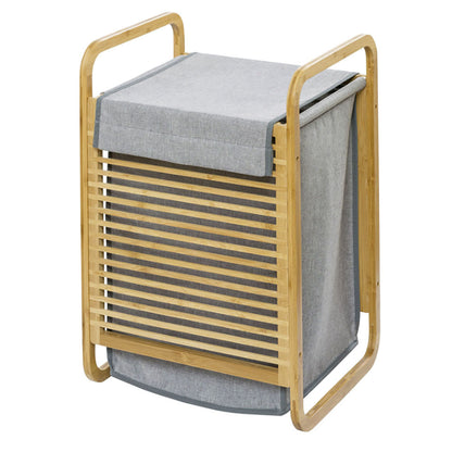 LAUNDRY BIN “ BAMBOO - BAHARI RANGE “ SLATTED “ 43L