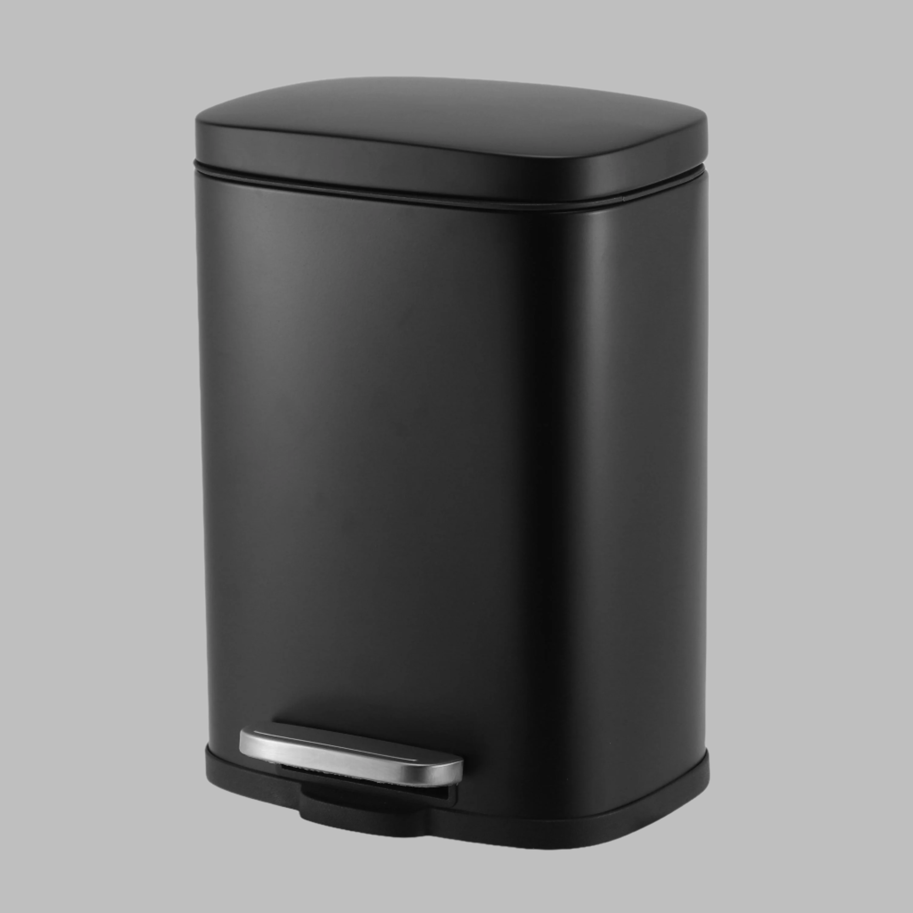 5L Rectangle Steel Pedal Bin | Modena