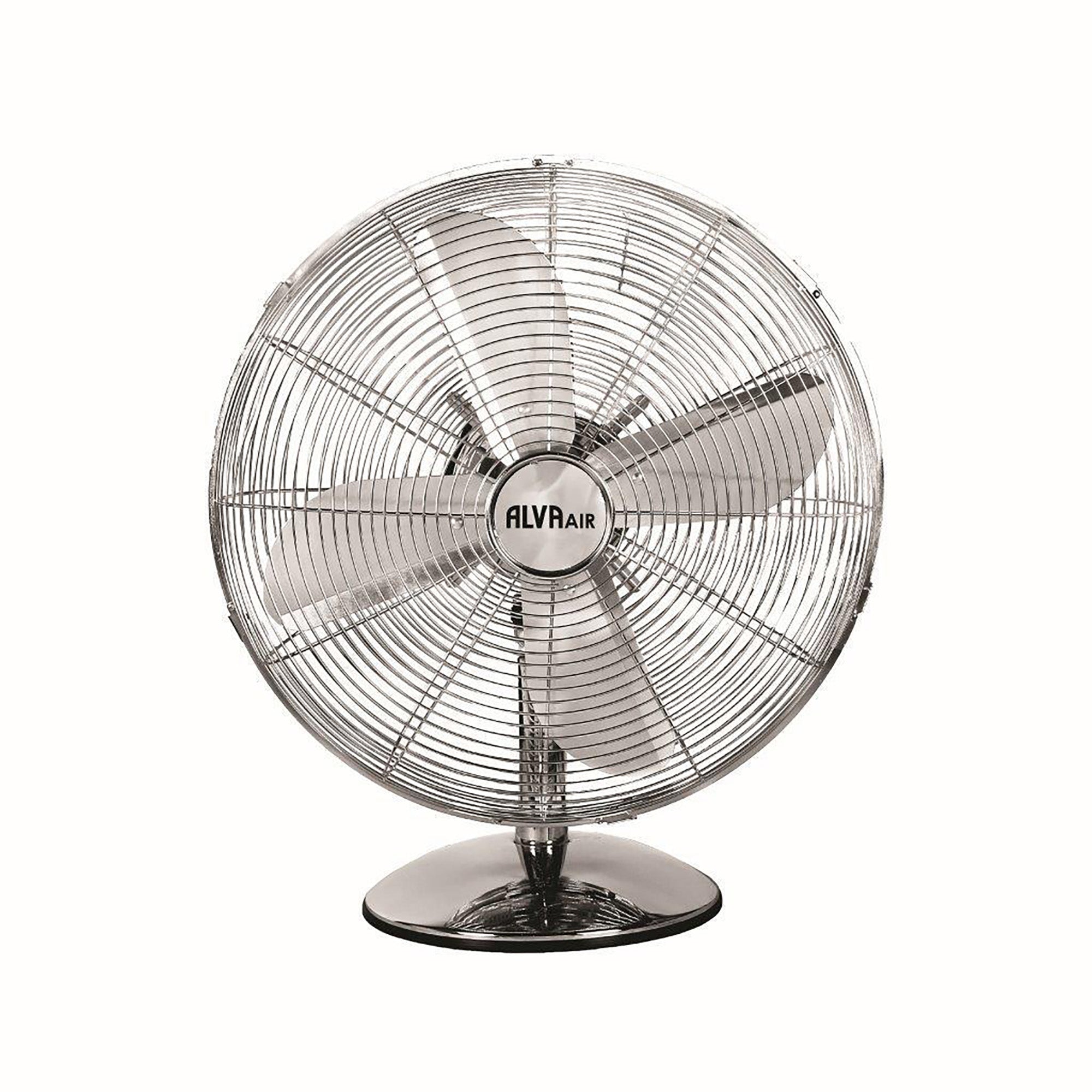 30cm Metal Desk Fan (Chrome)