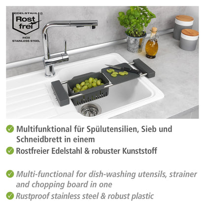 SINK CADDY CAMI EXTENDABLE ORGANISER - 43.5-77.5 X 8 X 14