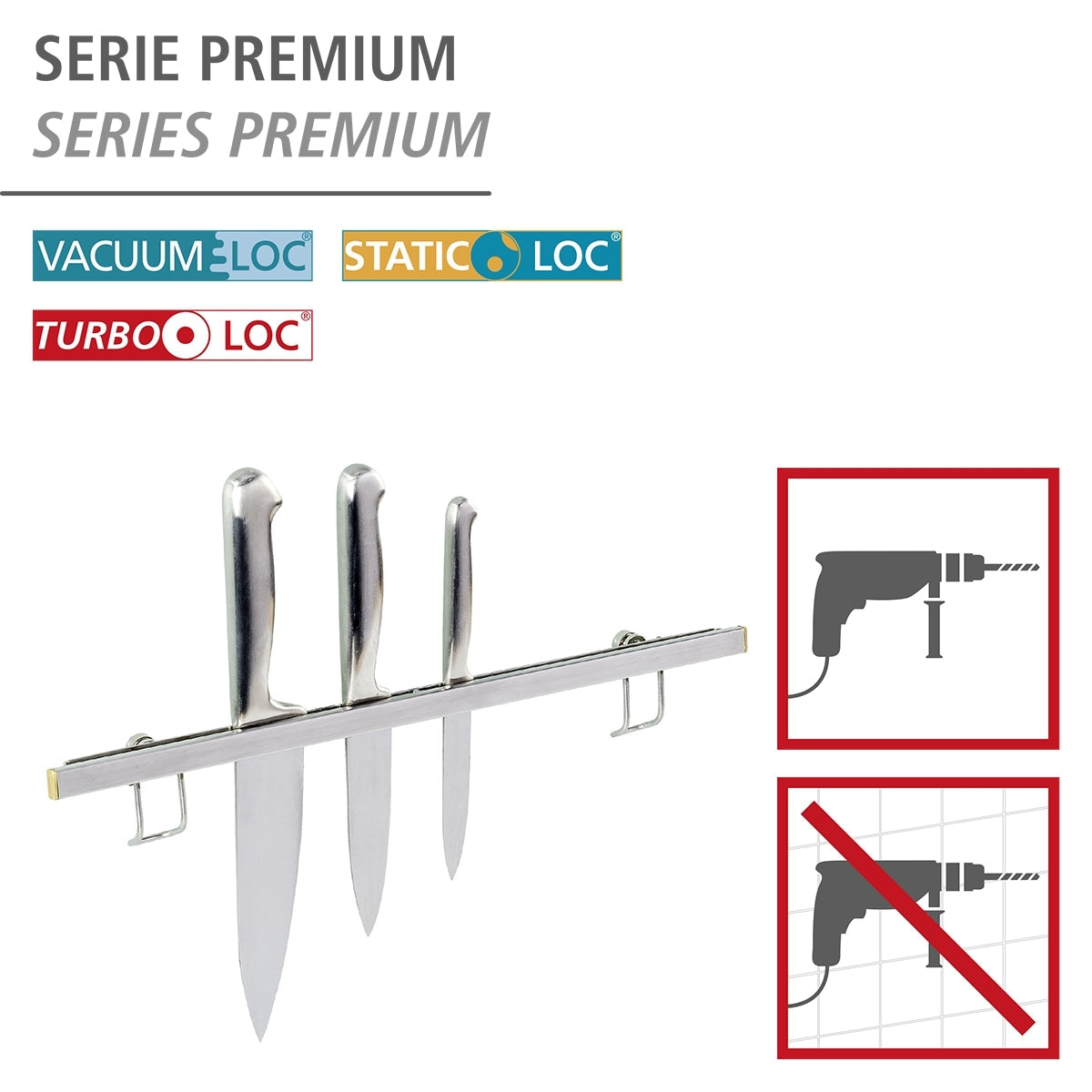 Knife Rail - Premium - Steel