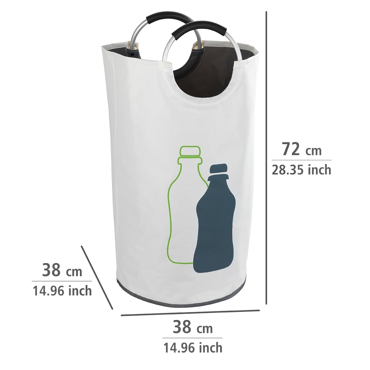 Laundry Basket / Recycling Bottle Collector 69L