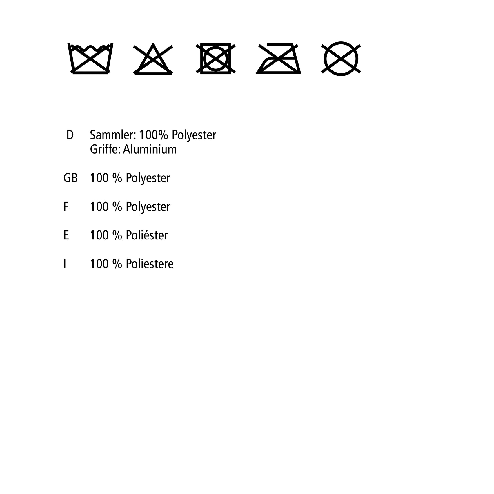 Laundry Basket / Recycling Bottle Collector 69L