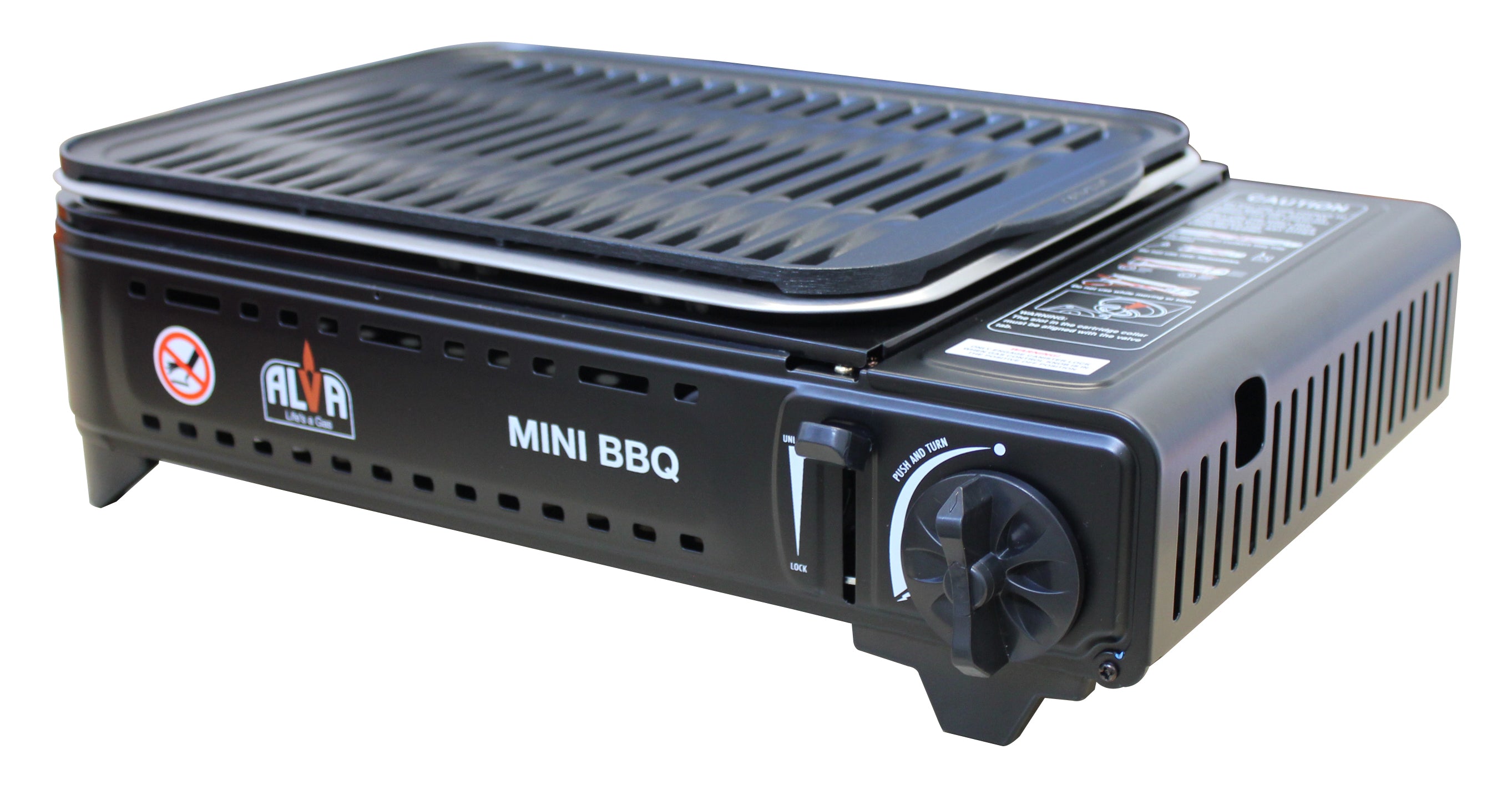 Butane Gas Canister Mini BBQ Cooker Stove + Carry Case