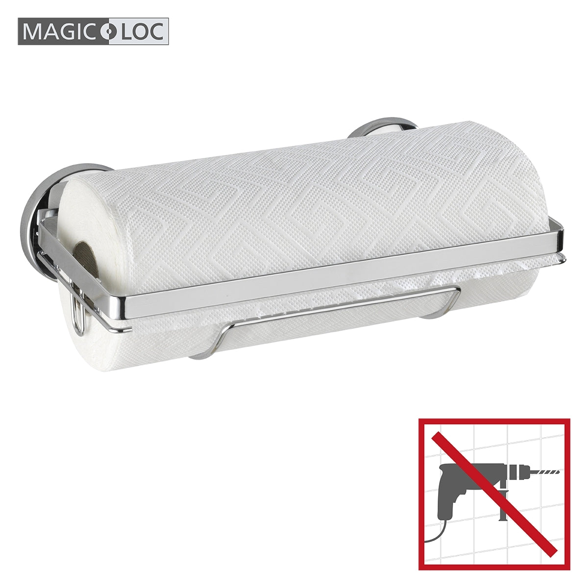 Magic-Loc Kitchen Roll Holder - No Drilling