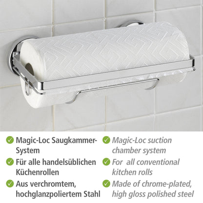 MAGIC-LOC KITCHEN ROLL HOLDER - NO DRILLING