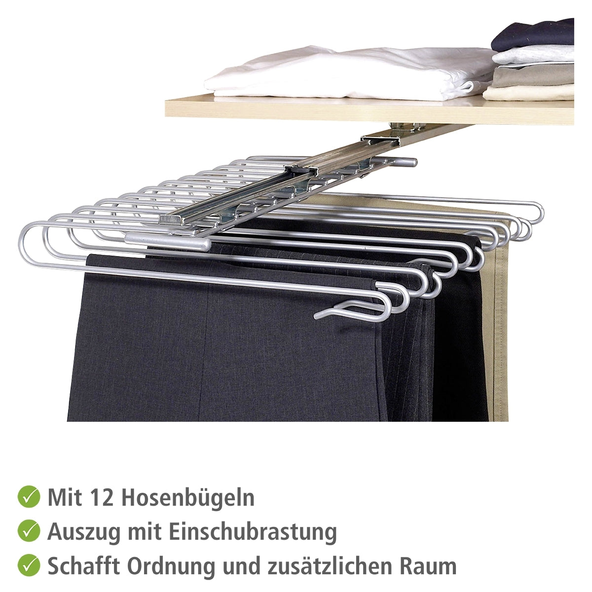 Pull-Out Wardrobe Trouser Hanger