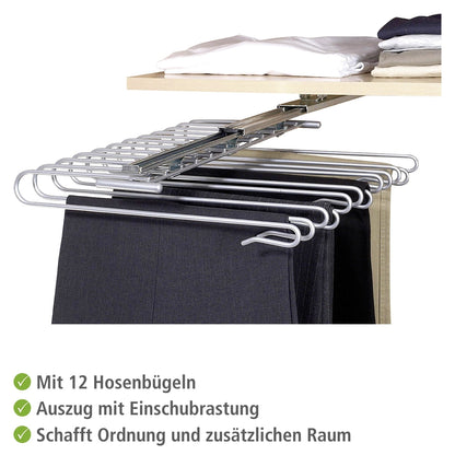 PULL-OUT WARDROBE TROUSER HANGER