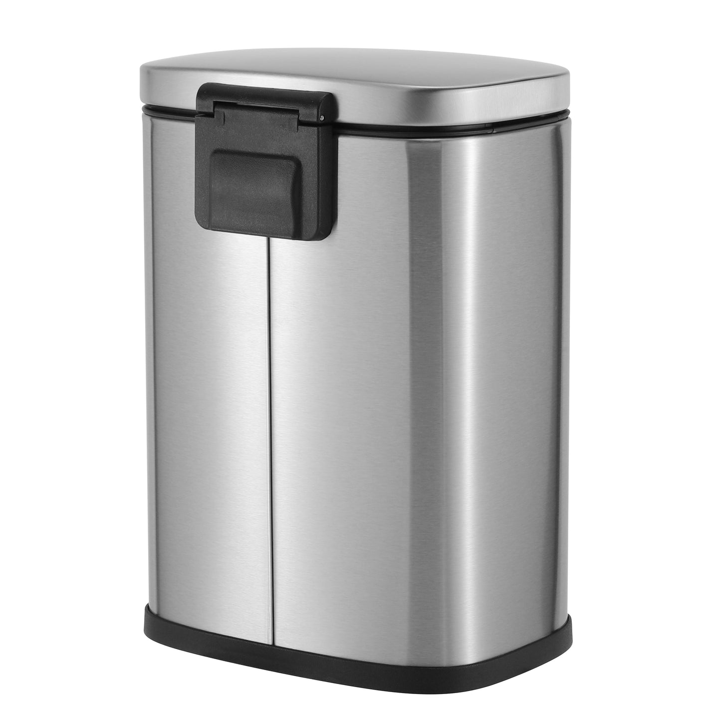 MODENA RECTANGLE  5L S/S PEDAL BIN - SILVER