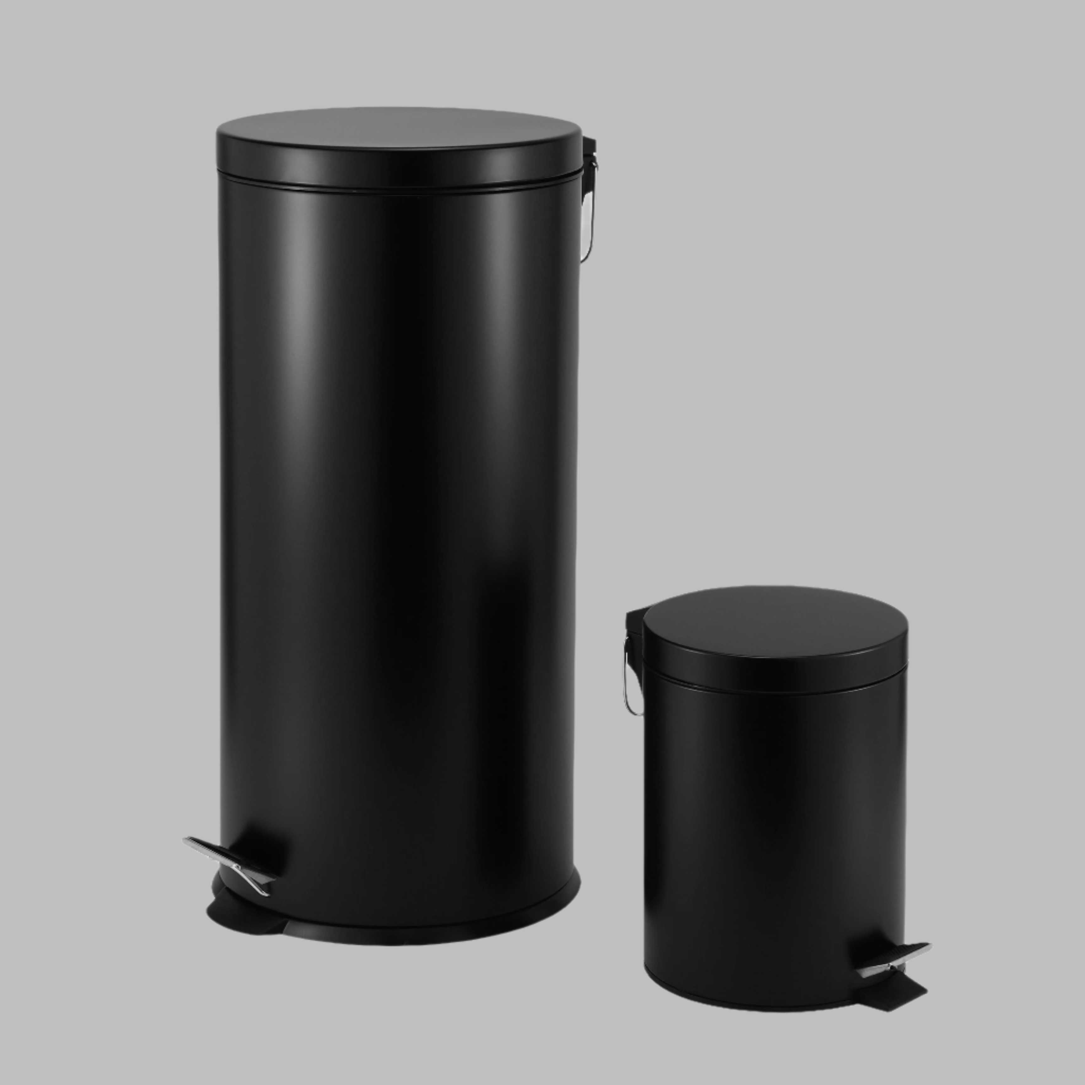 5L + 30L Steel Pedal Bin Combo Set - Roma