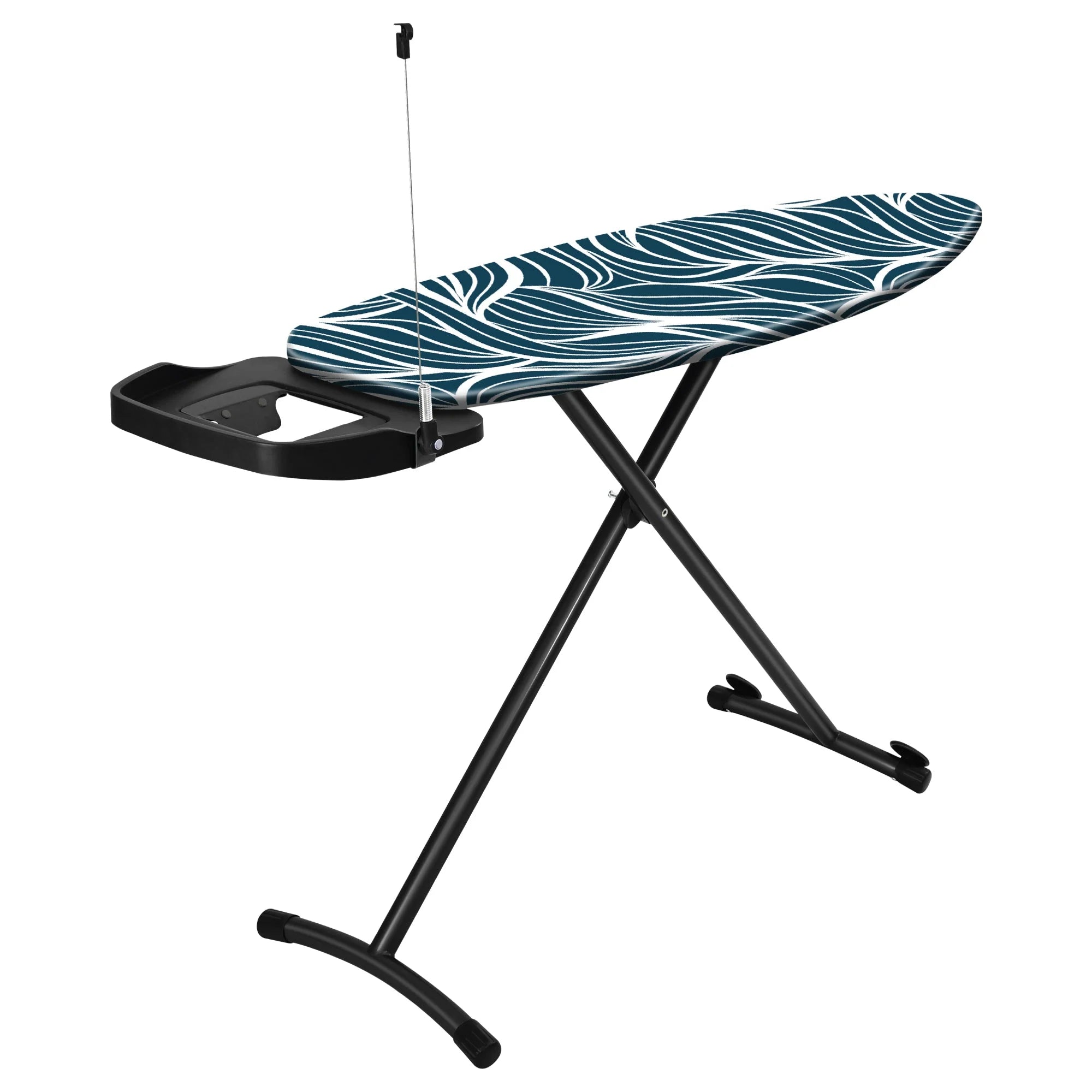 CASA Premium Ironing Board 135 x 46cm | Iron Rest, Cord Guide & Cotton Cover
