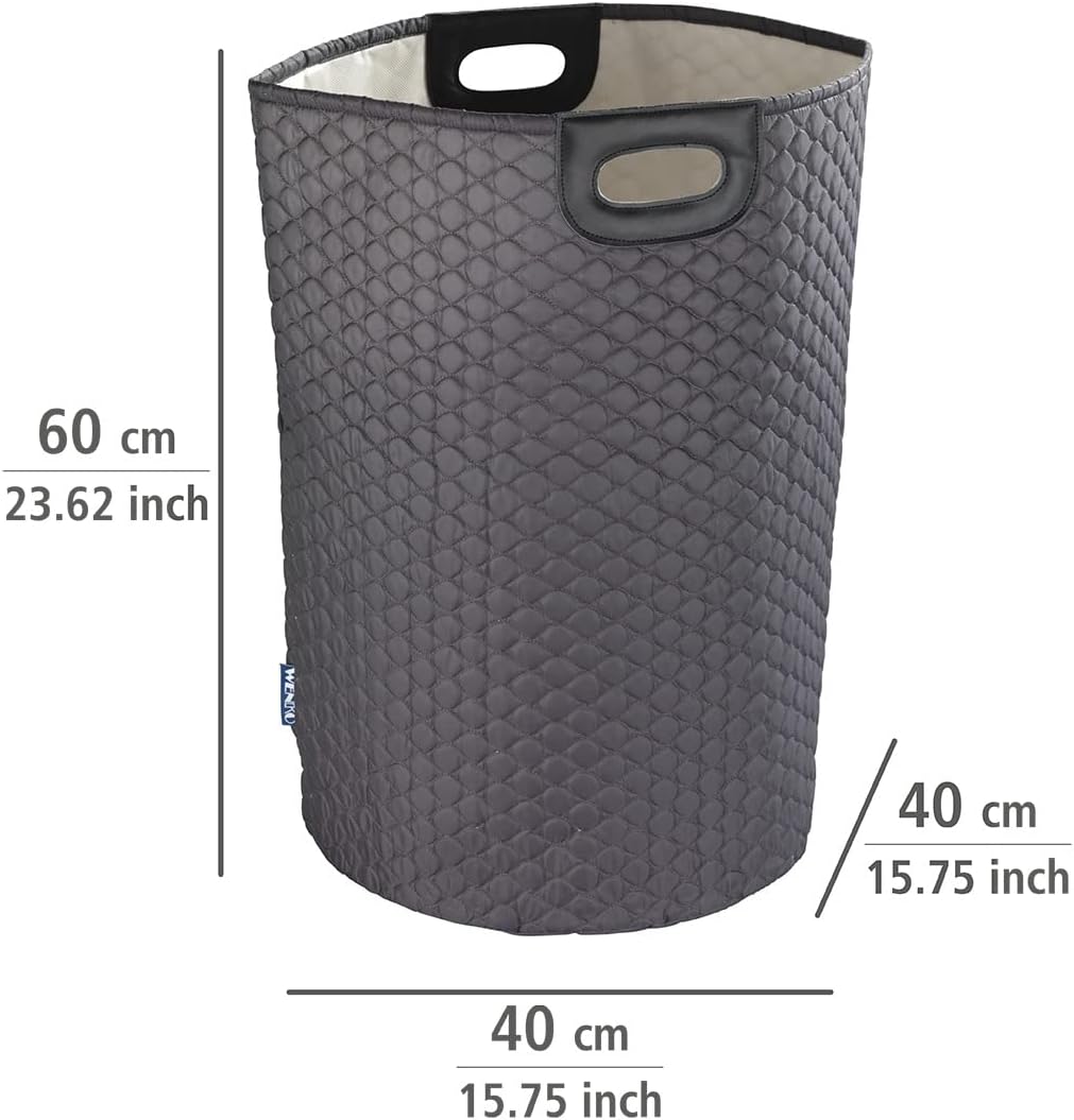 Laundry Basket 79L- Wabo - Black