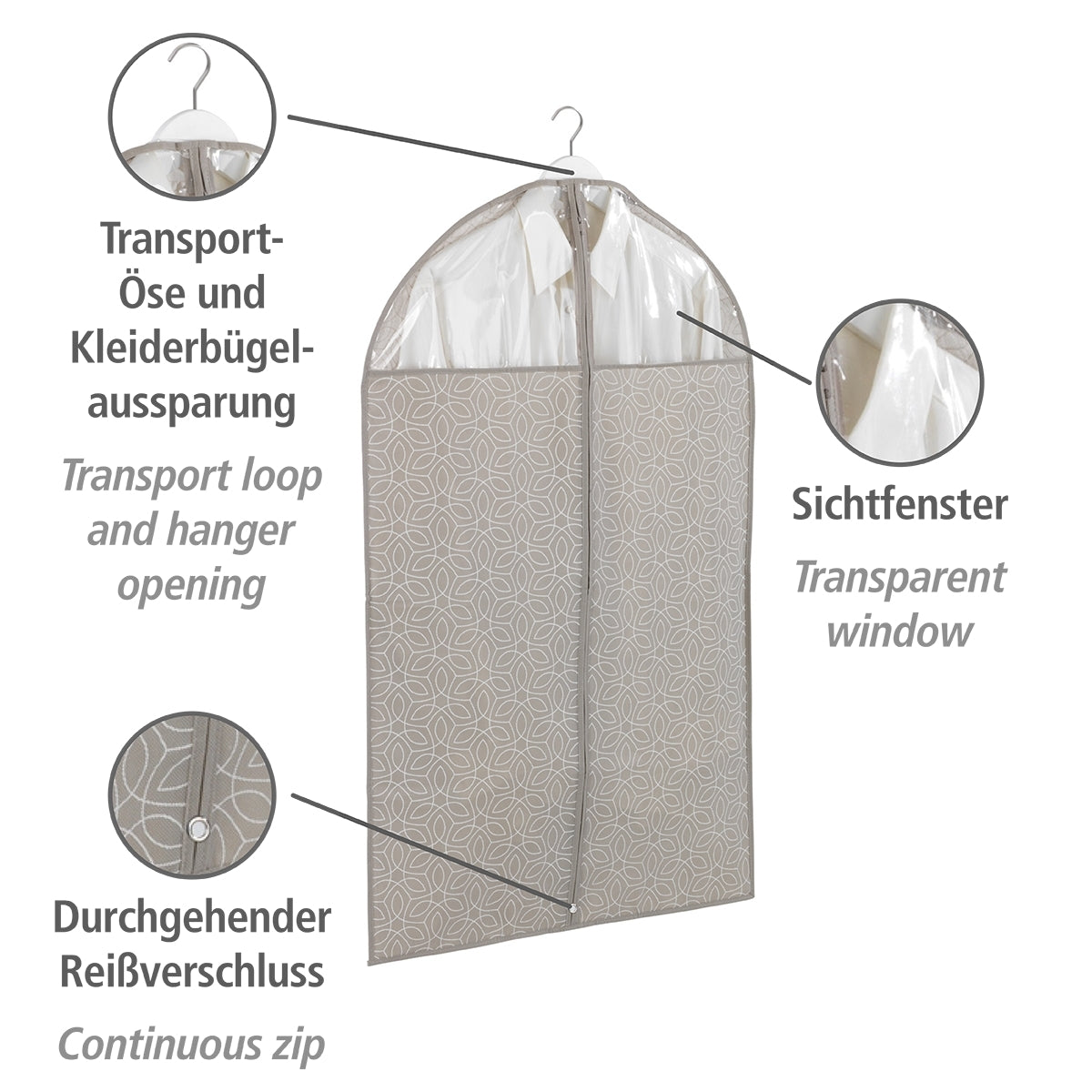 GARMENT SUIT/DRESS TRAVEL BAG - 150X60 - BALANCE RANGE