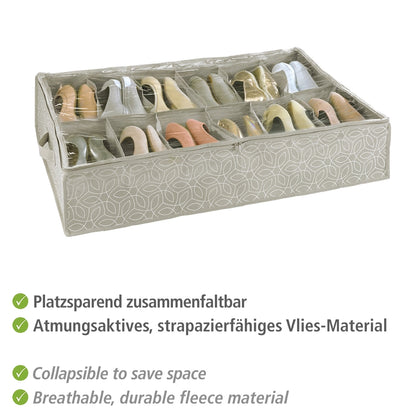 UNDERBED SHOE STORAGE - BALANCE RANGE - 12 COMPARTMENTS