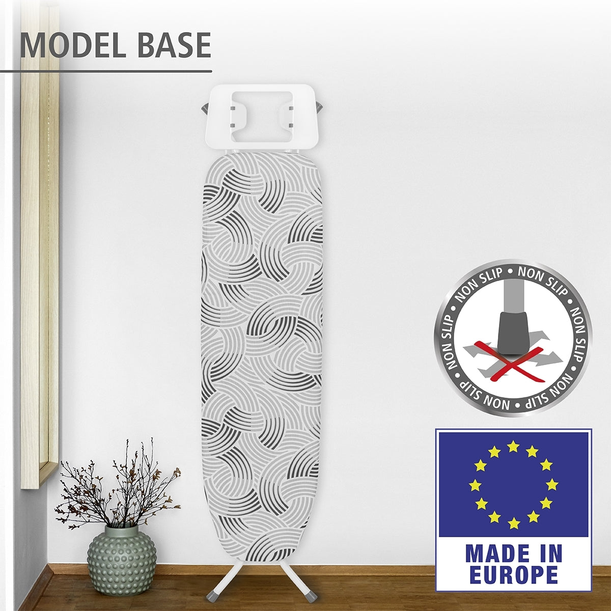 IRONING BOARD - BASE RANGE - WHITE - 110X30CM