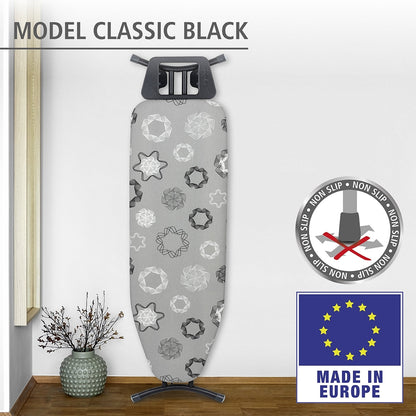 IRONING BOARD - CLASSIC - BLACK - 120X38CM