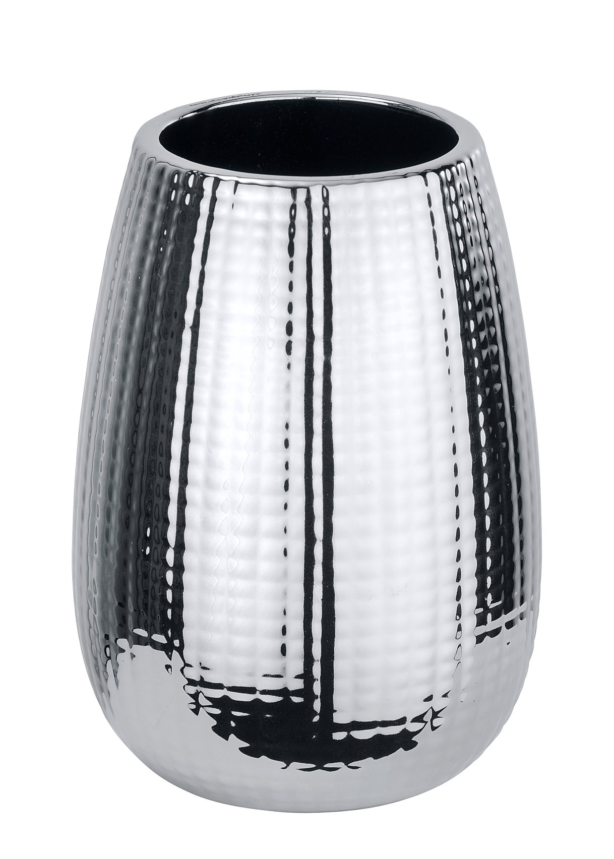 Toothbrush Tumbler - Dakar Range - Ceramic - Silver