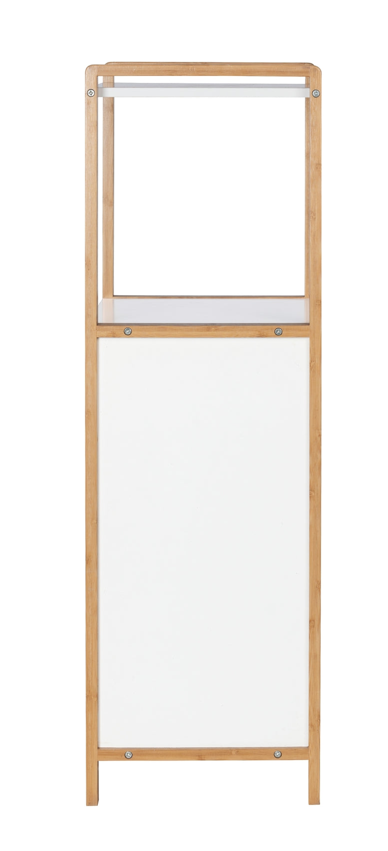Shelf Unit W/ Laundry Basket - Finja - Bamboo