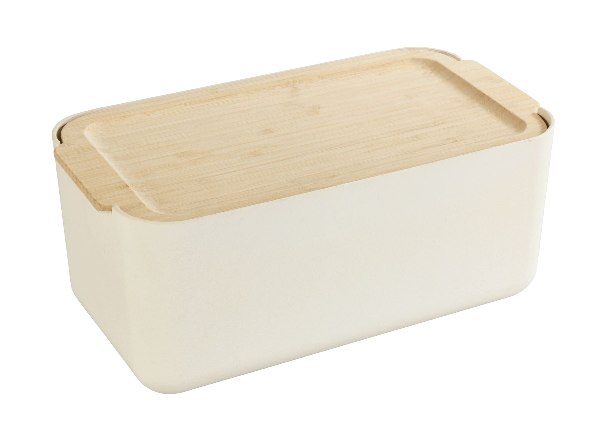 Derry Bread Box - Bamboo Lid & Integrated Cutting Board