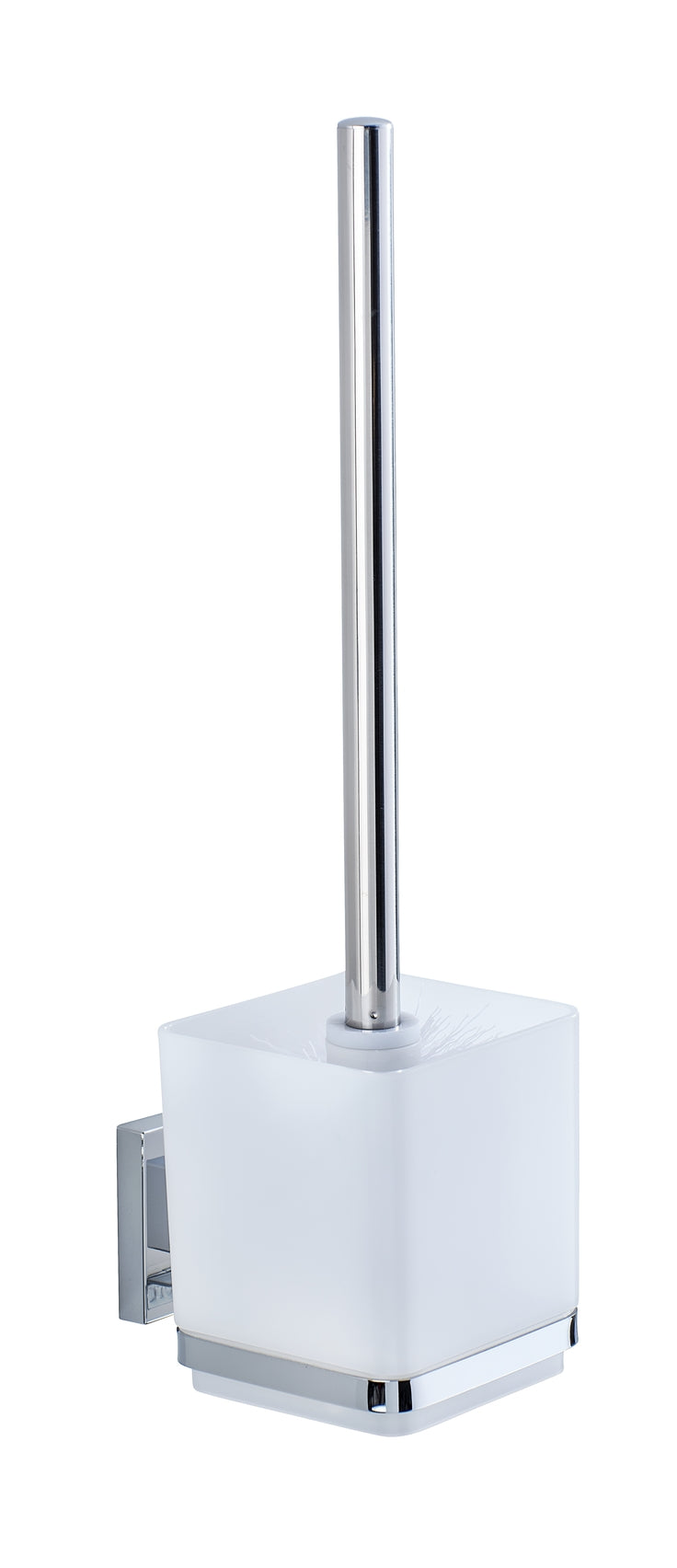Vacuum-Loc Toilet Brush Quadro Range - S/Steel - No Drilling