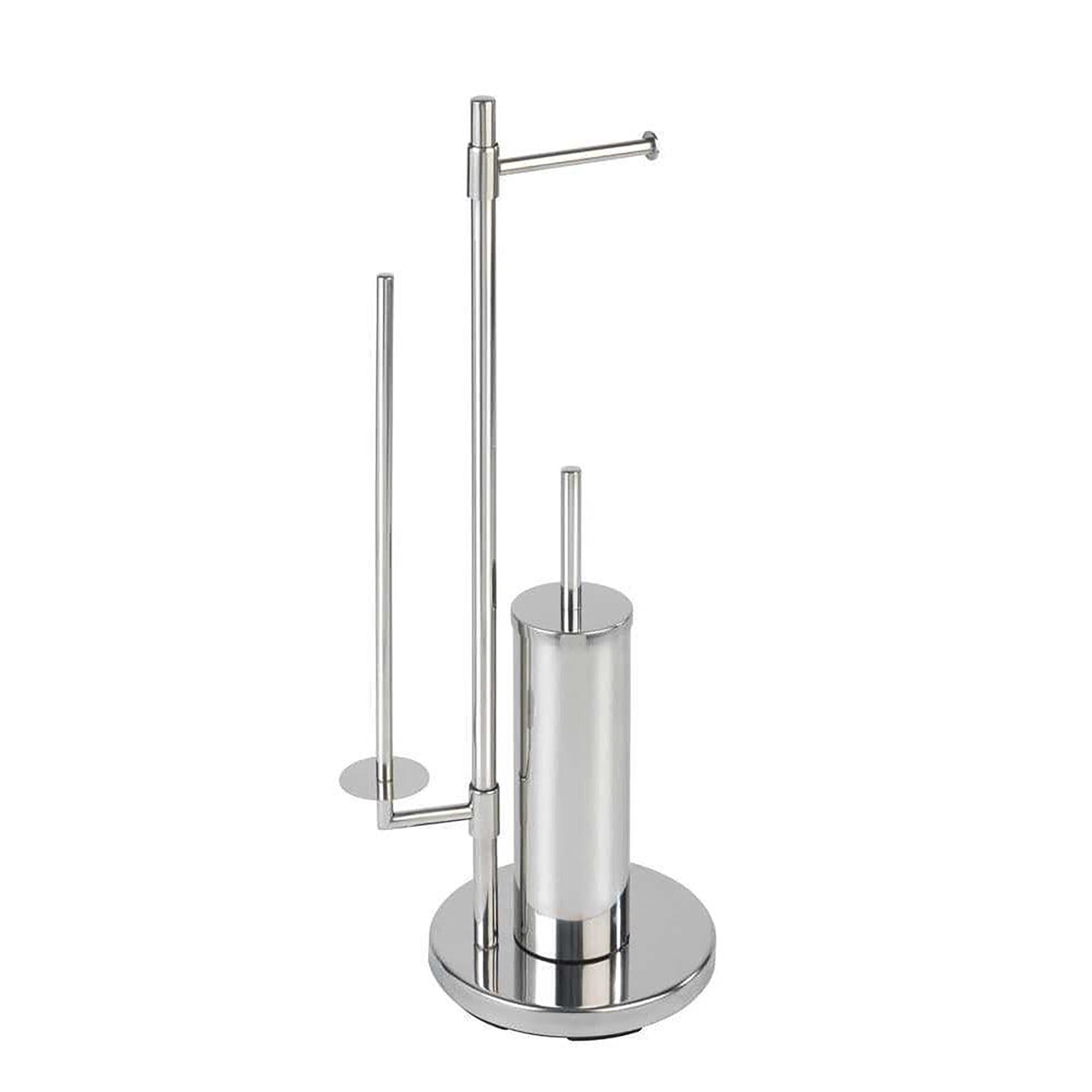 Freestanding Toilet Brush & Roll Holder - Universalo Neo - Stainless Steel