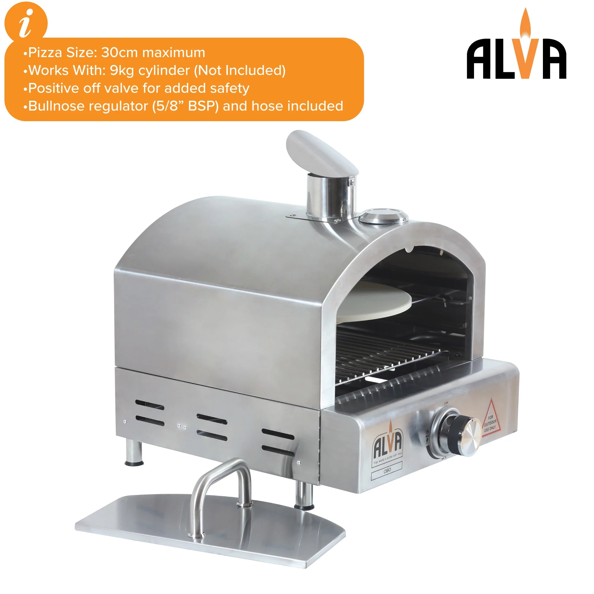 ALVA Cibo LPG Gas Pizza Oven