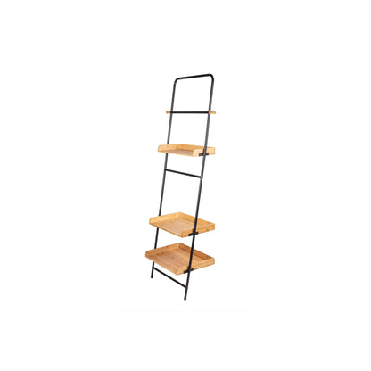 STANDING SHELF - LOFT - METAL & BAMBOO