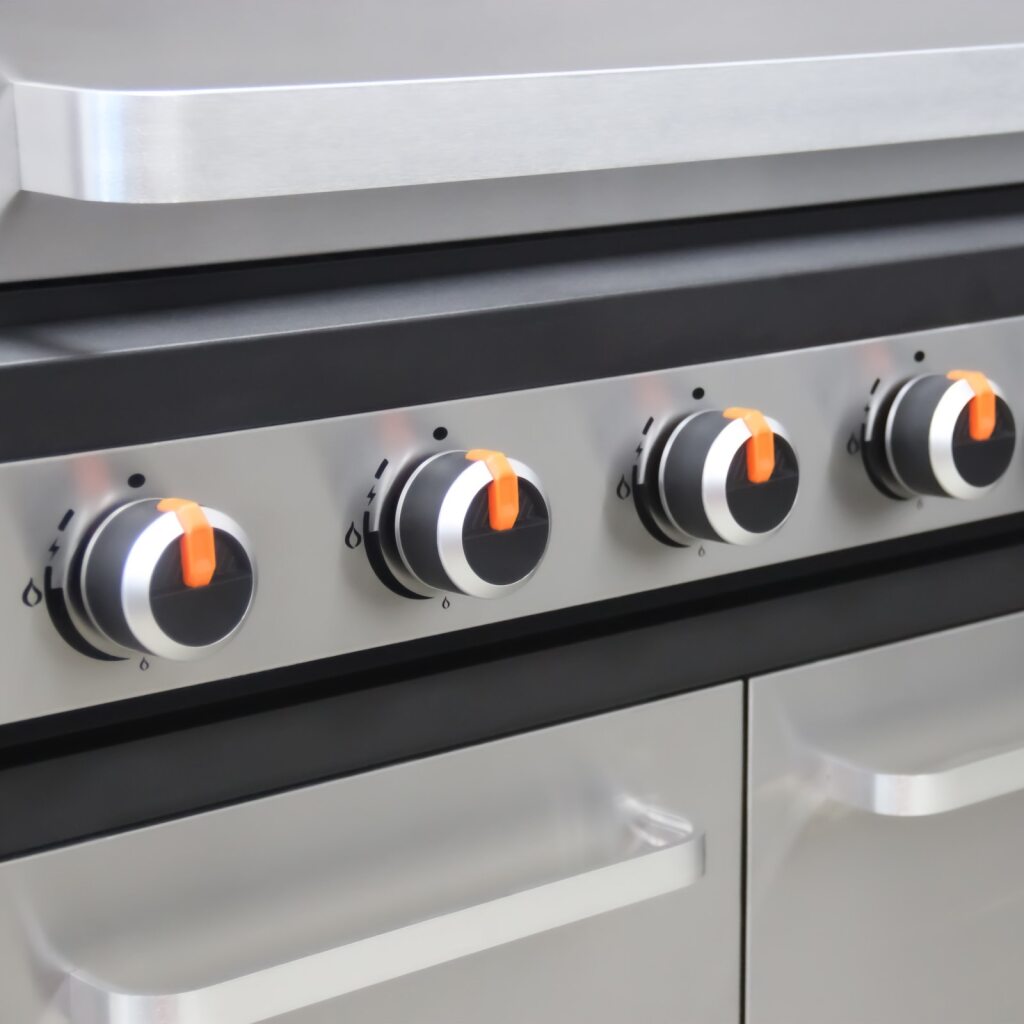 Sierra-6 Burner BBQ With Side Burner – Stainless Steel / Black + FREE TOOL SET