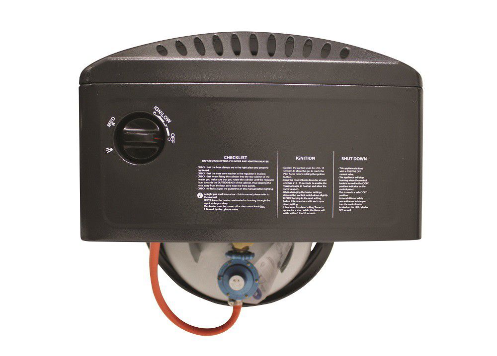 3-Panel Luxurious Infrared Radiant Indoor Gas Heater