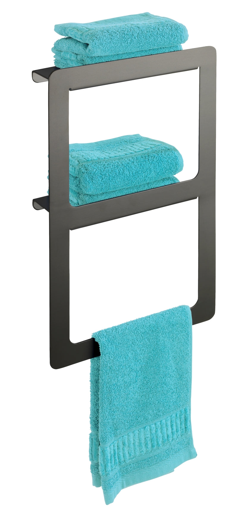 Towel Holder Shelf Duo - Montella - Aluminium