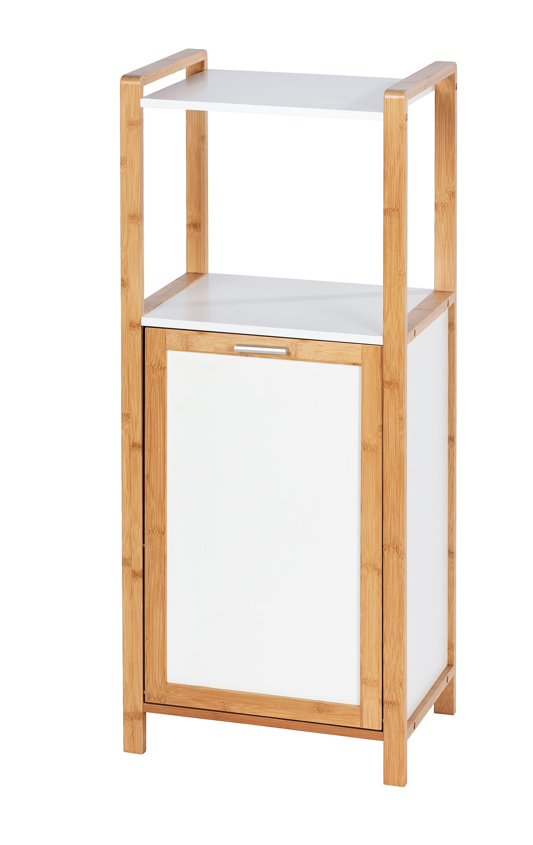 Shelf Unit W/ Laundry Basket - Finja - Bamboo