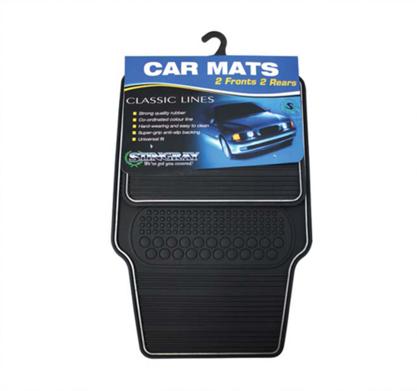 Heavy Duty Classic Car Mat Set – 4 Piece | Stingray