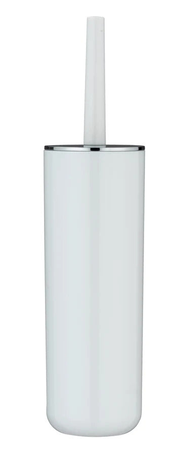 Toilet Brush - Closed - Posa - White/Chrome