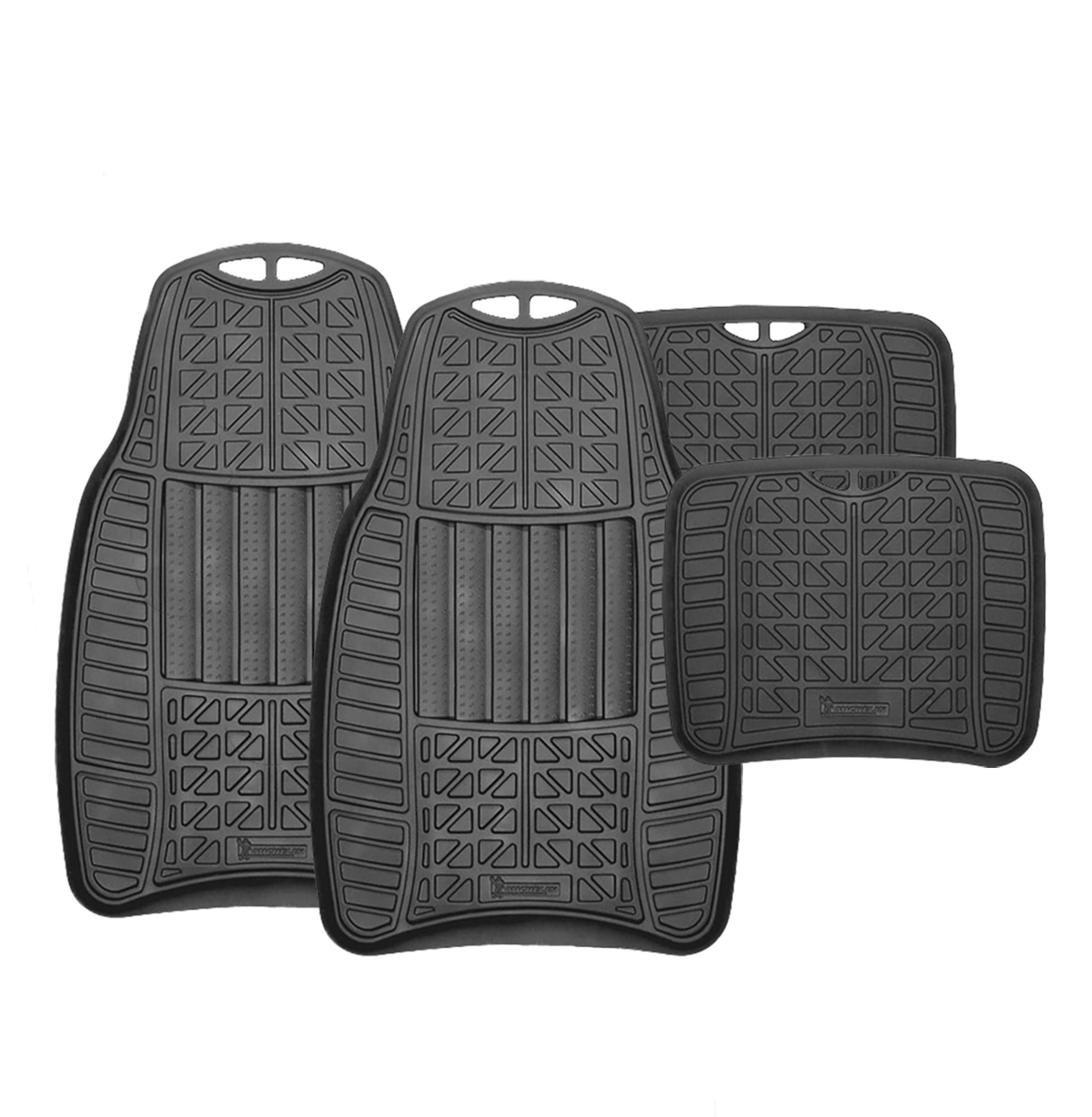 Car Mat 4Pc Set - All-Weather Rubber