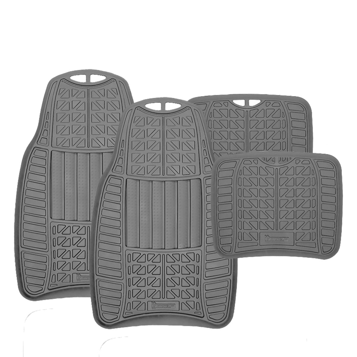 Car Mat 4Pc Set - All-Weather Rubber
