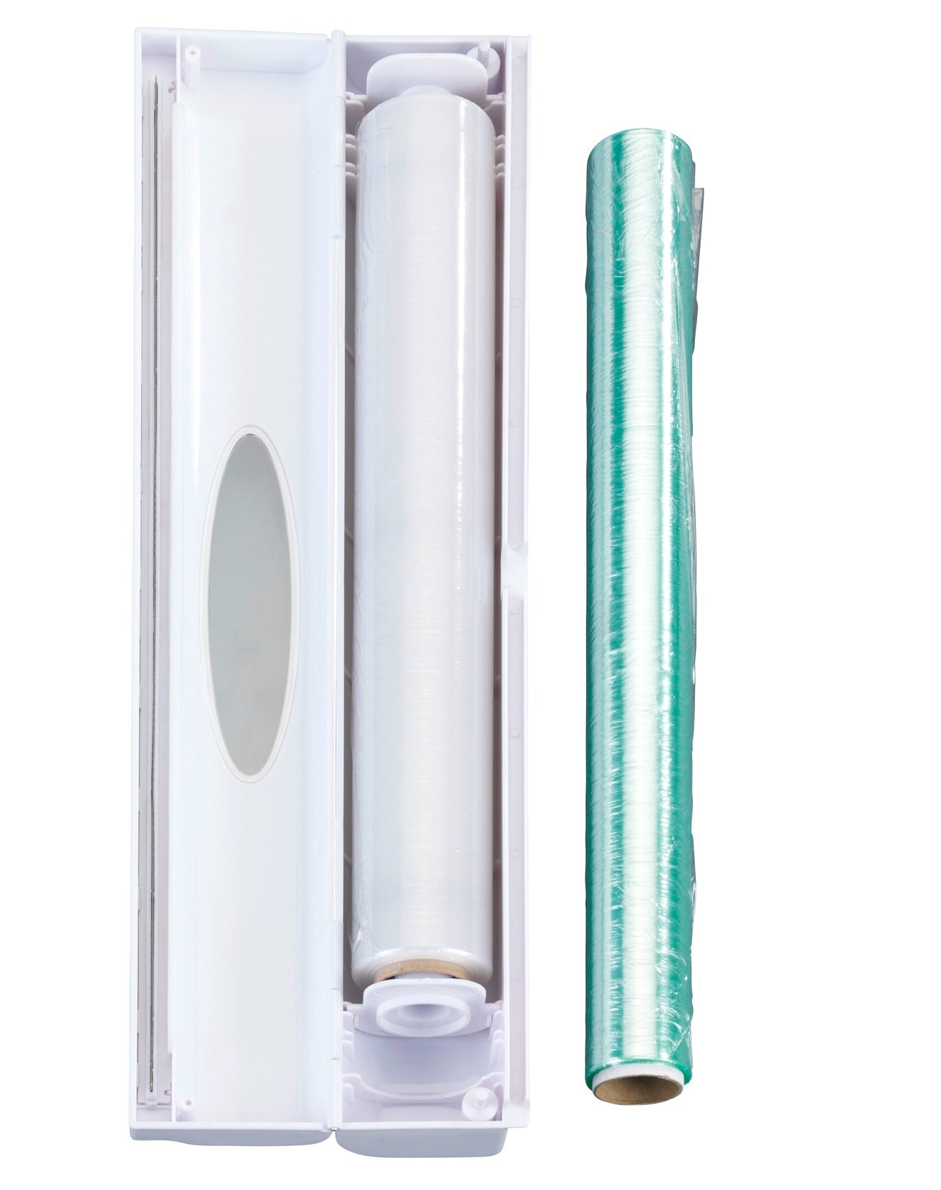 Foil / Cling Wrap Dispenser - Cutter 1-Click - White