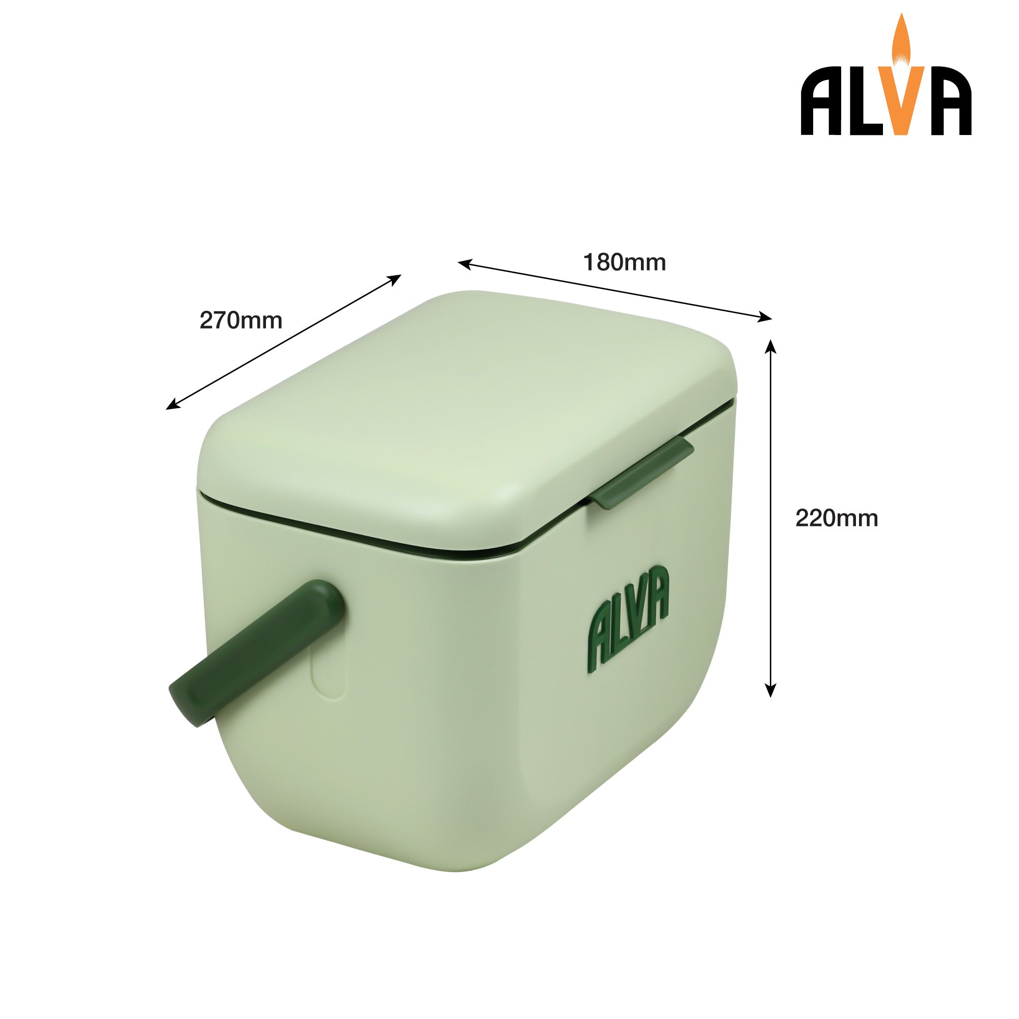 6L Cooler Box - Pistachio Green