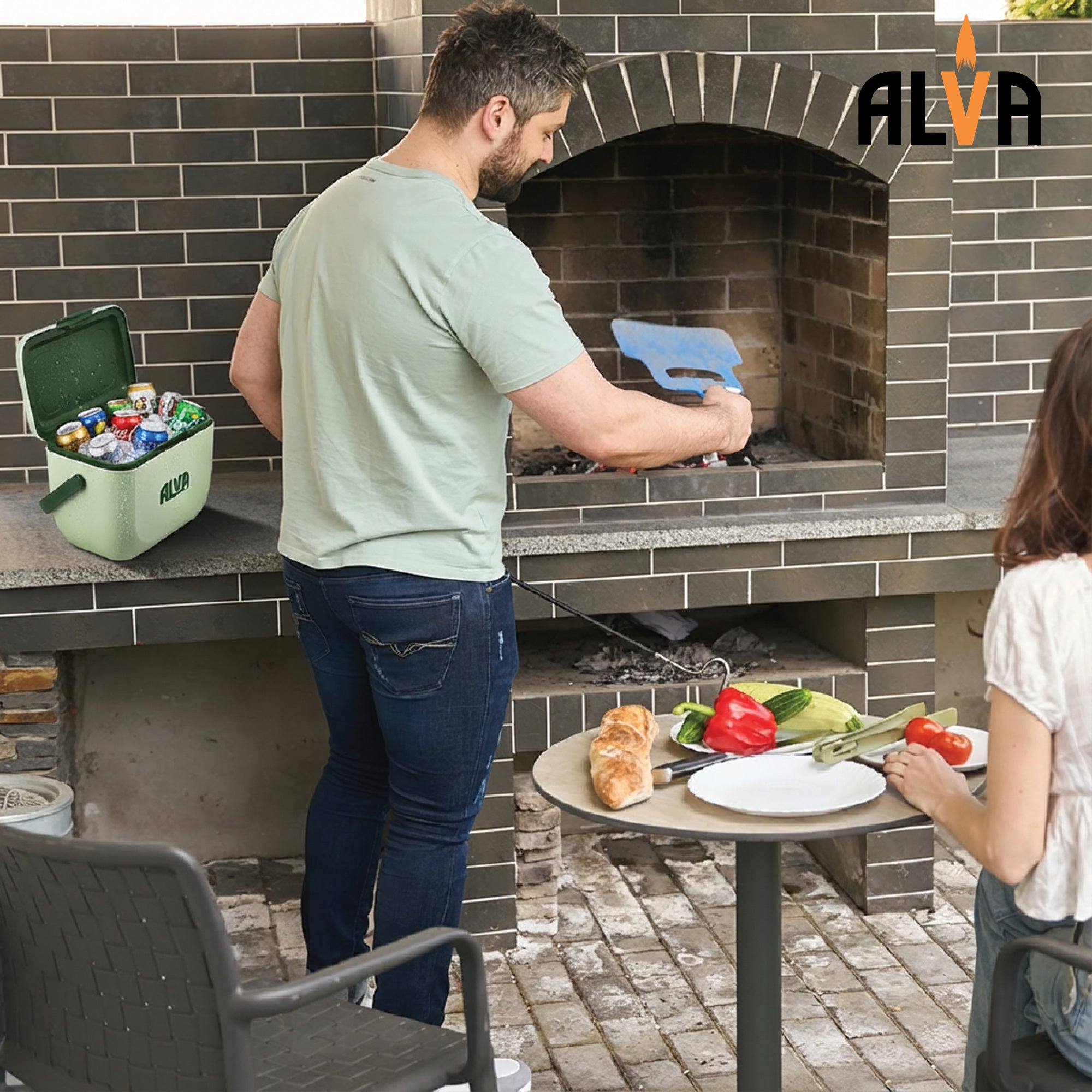 6L Cooler Box - Pistachio Green