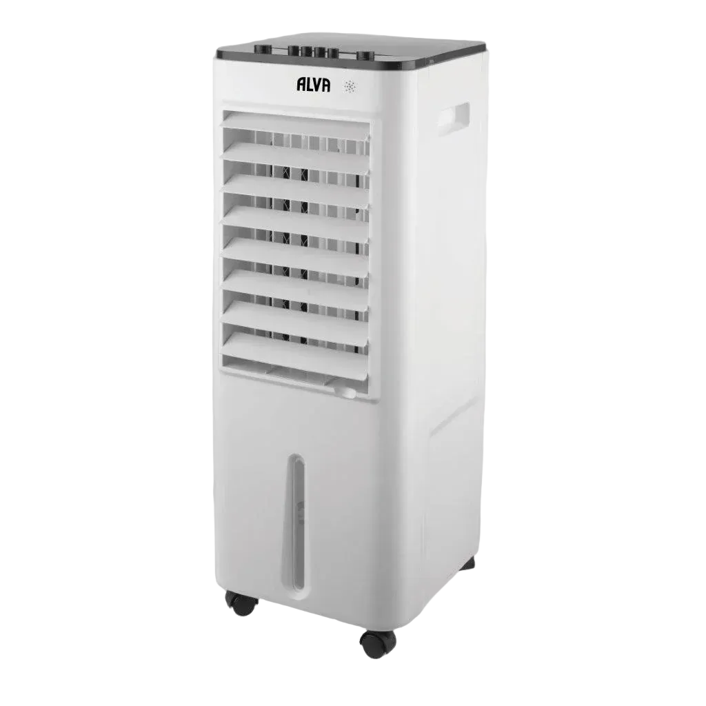 White portable air conditioner