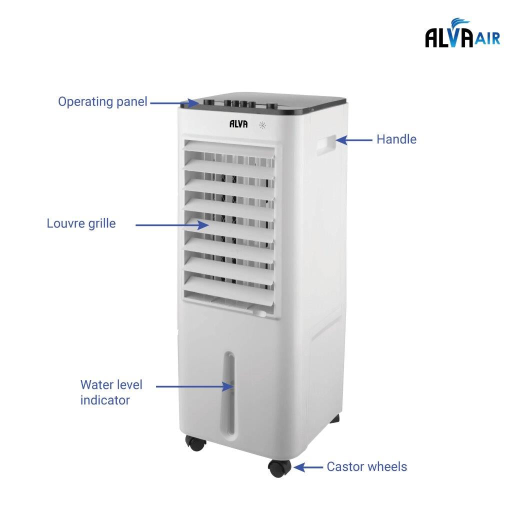 12L Evaporative Air Cooler | Fan | Humidifier