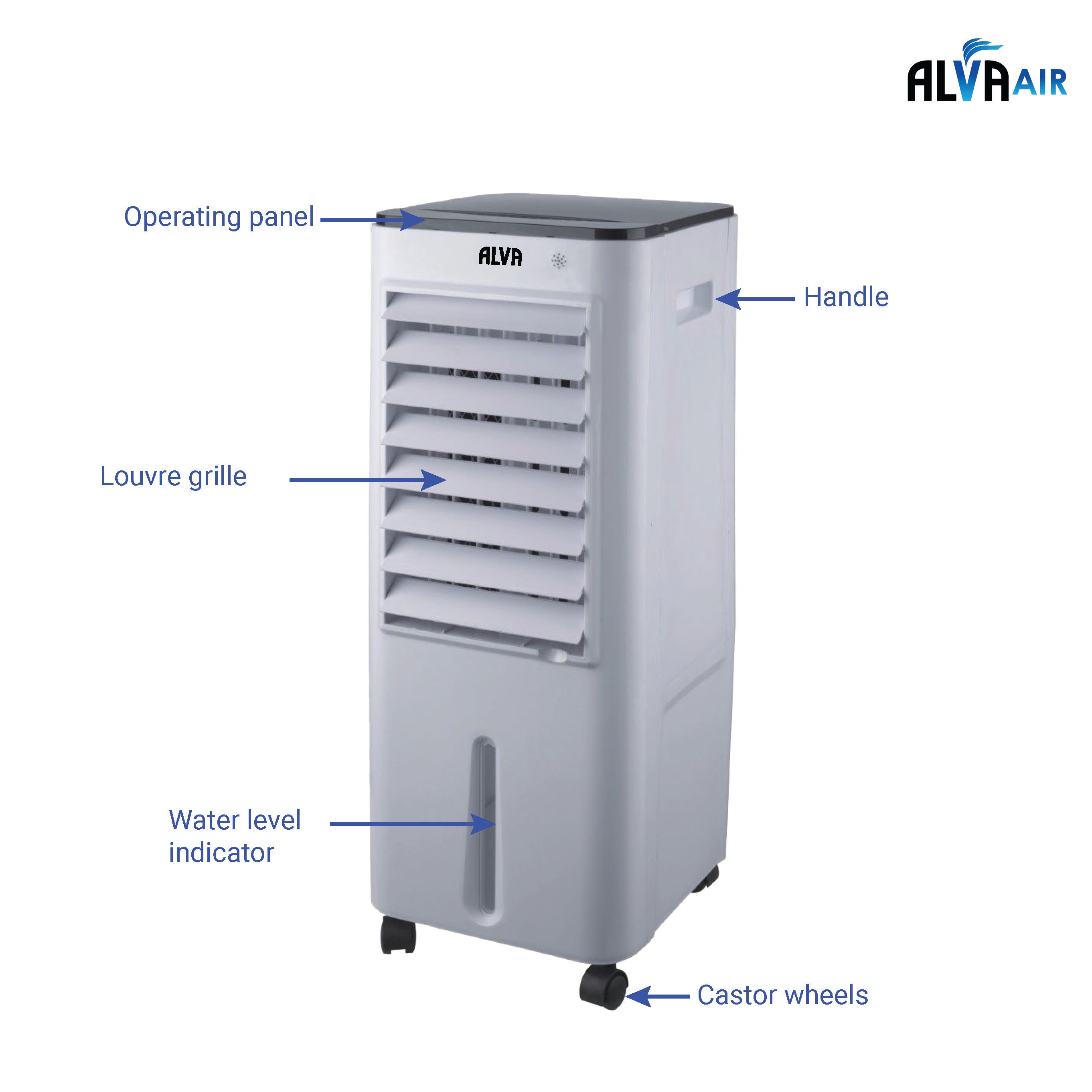 12L Evaporative Air Cooler | Remote Control | Timer | Fan | Humidifier