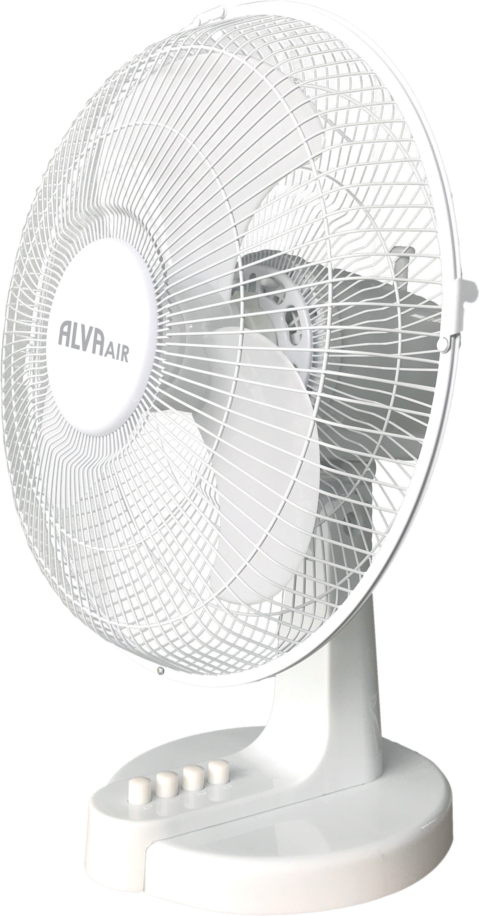 40cm Plastic Desk Fan (White)