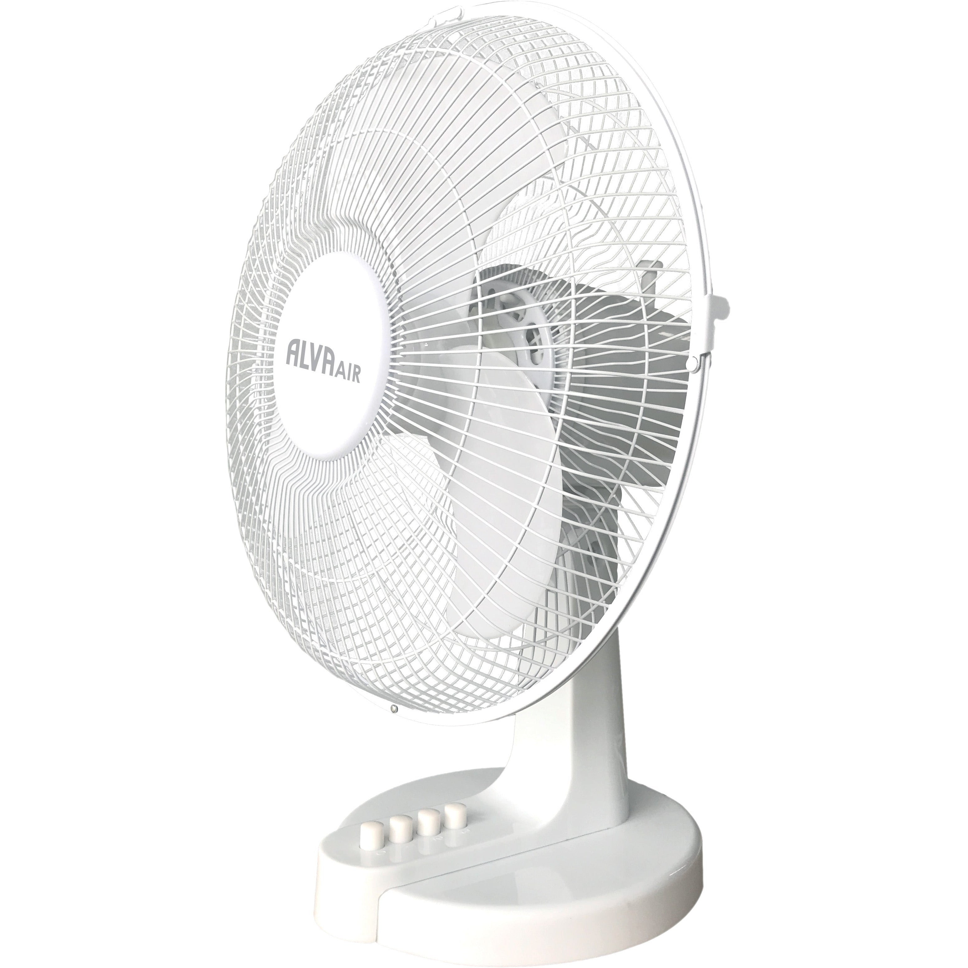 40cm Plastic Desk Fan (White)