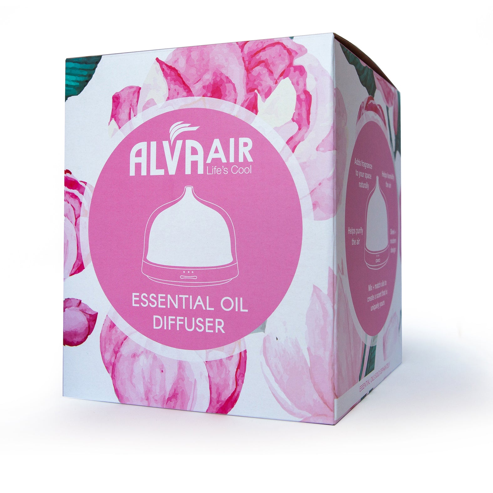 Diffuser - For Aromatherapy Essential Oils - With 7 Colour Light
