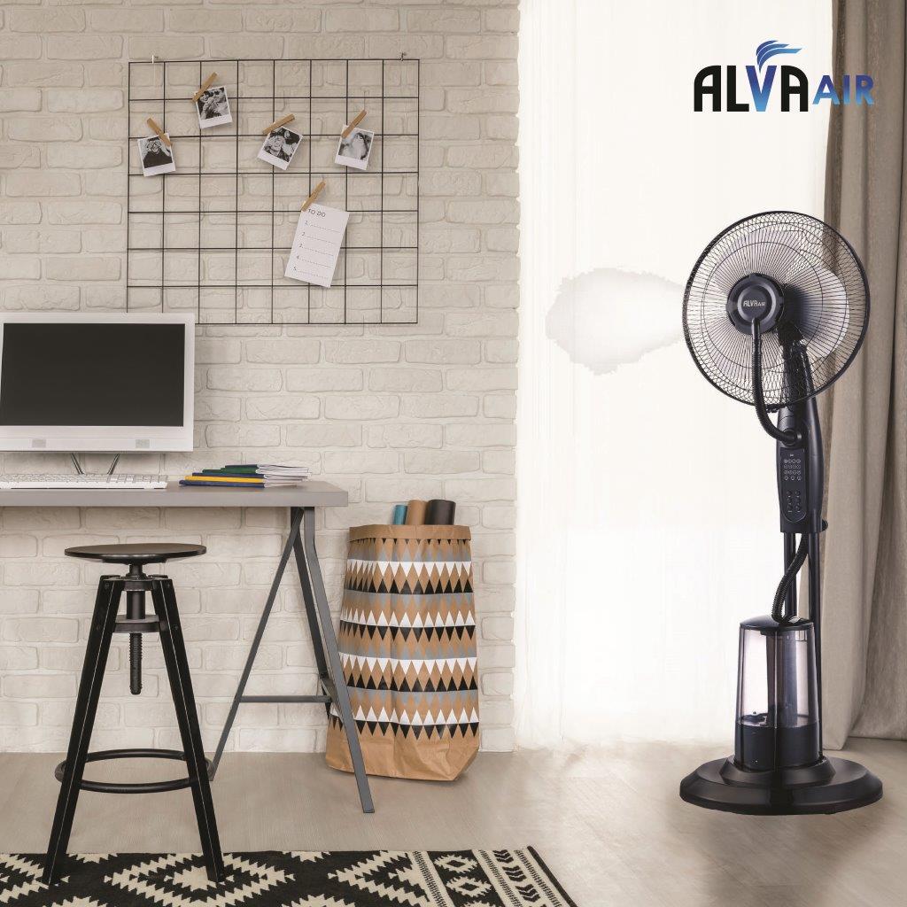 40cm Pedestal Mist Fan 3.2L With Remote
