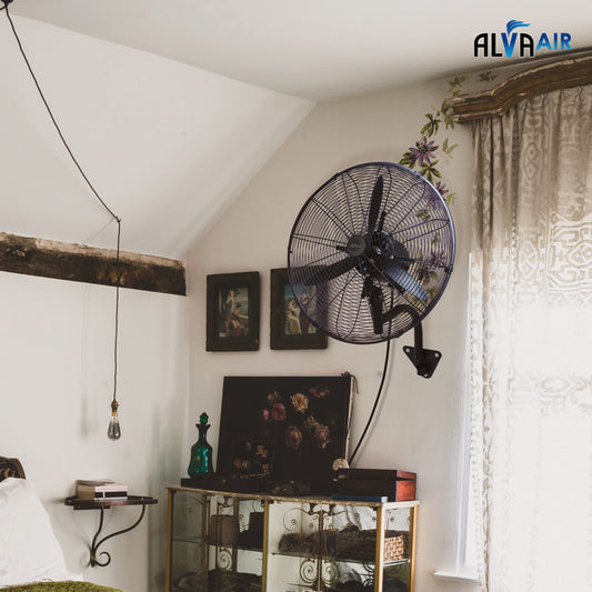 Black Wall Fan